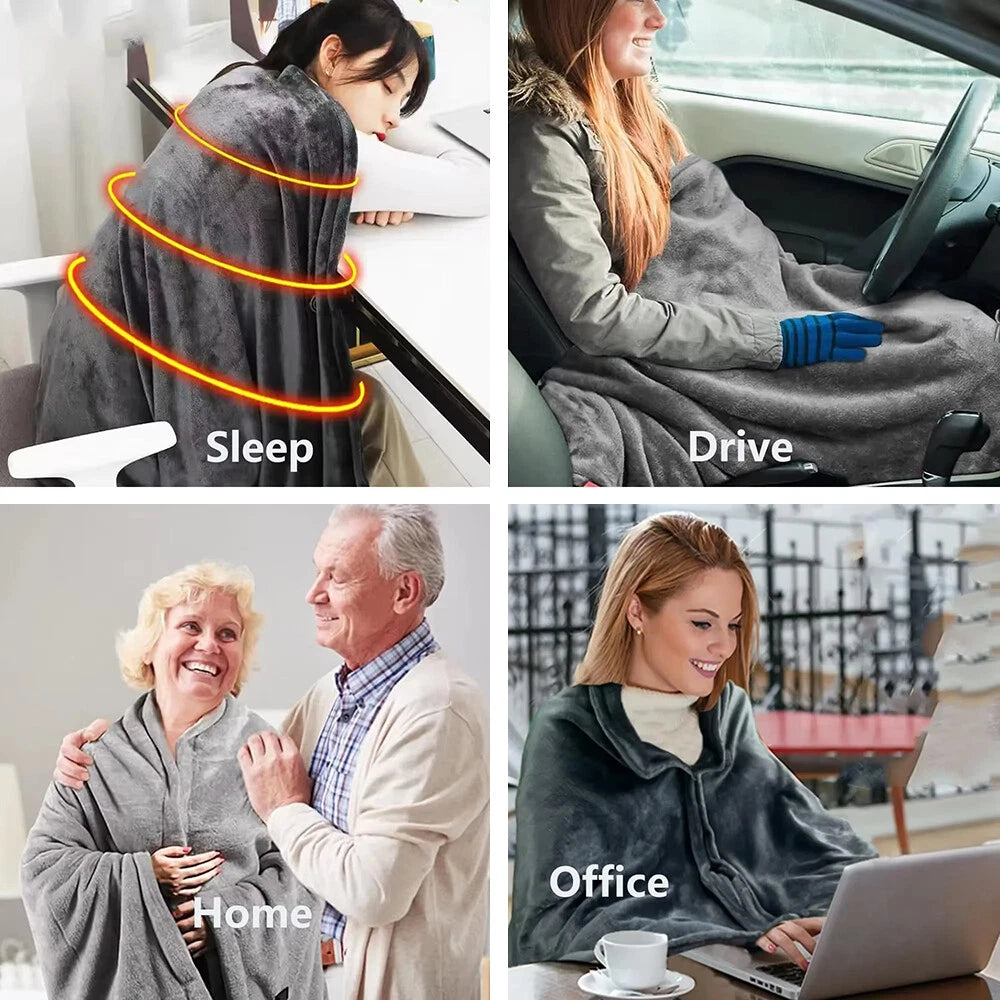 Fleece Heated Blanket