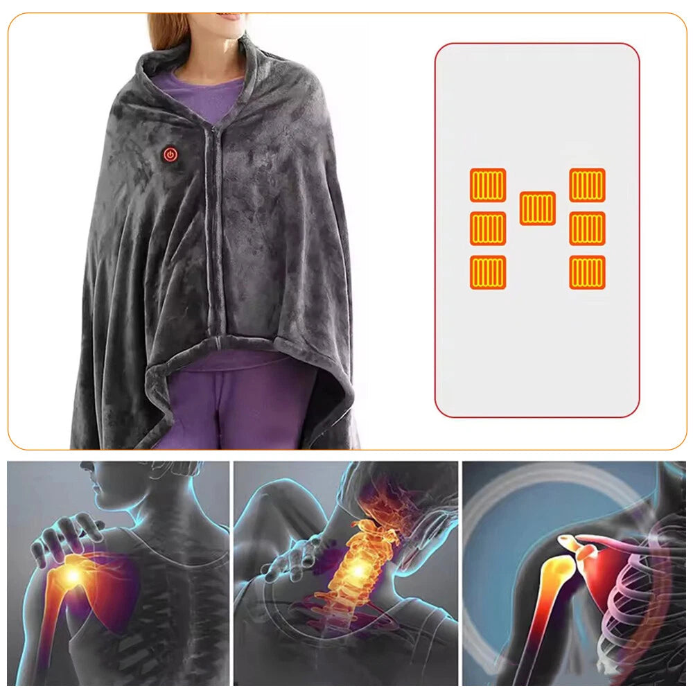 Fleece Heated Blanket