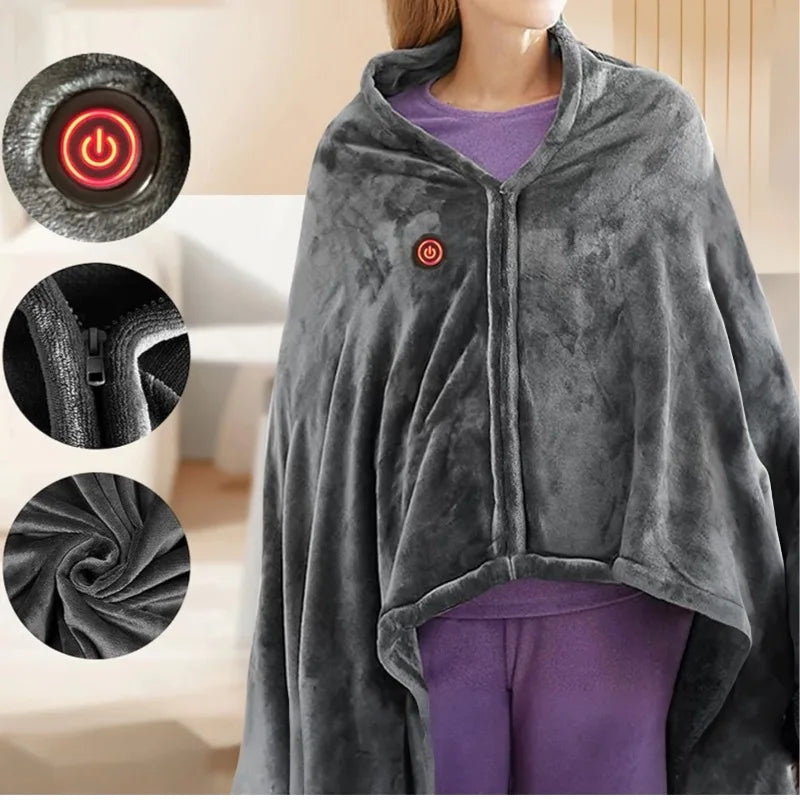 Fleece Heated Blanket