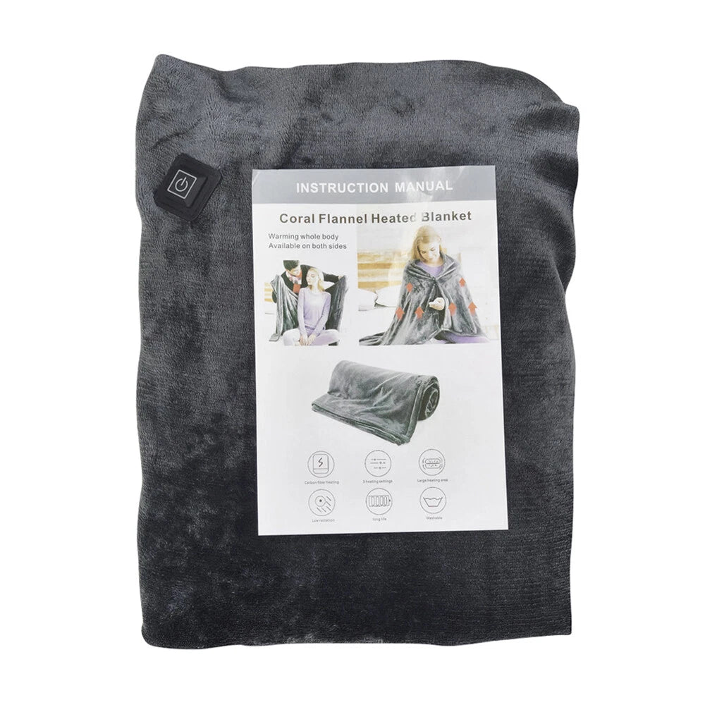 Fleece Heated Blanket