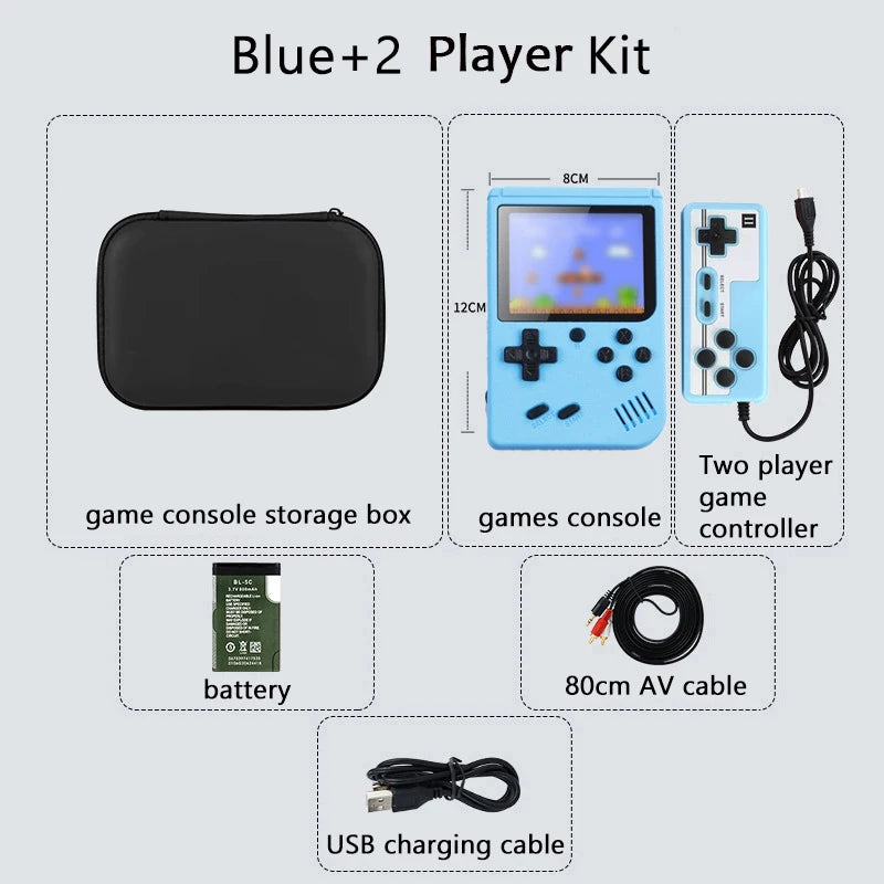 Built-in 500+ Classic arcade retro Game Boy