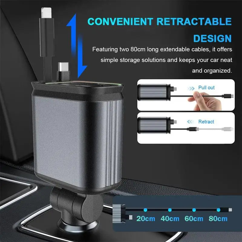 4 in 1 Universal Car Charger