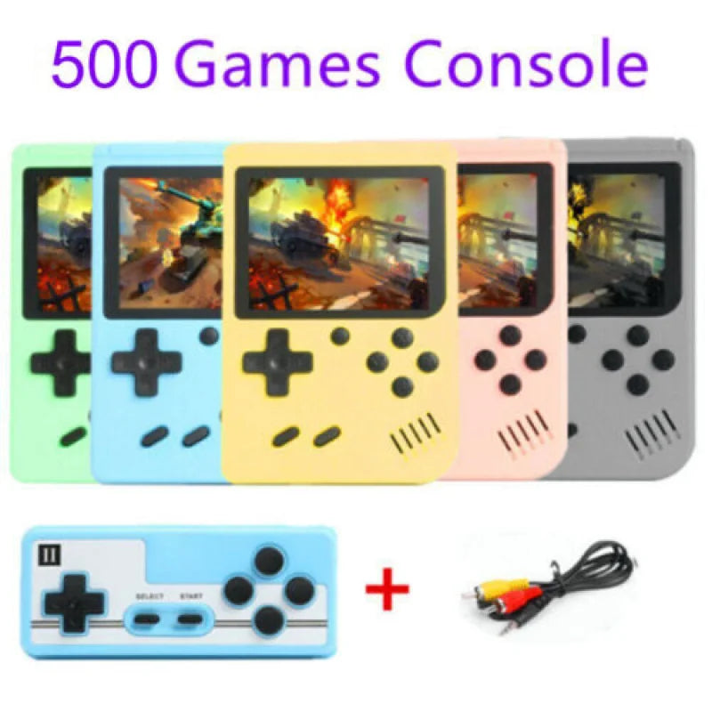 Built-in 500+ Classic arcade retro Game Boy
