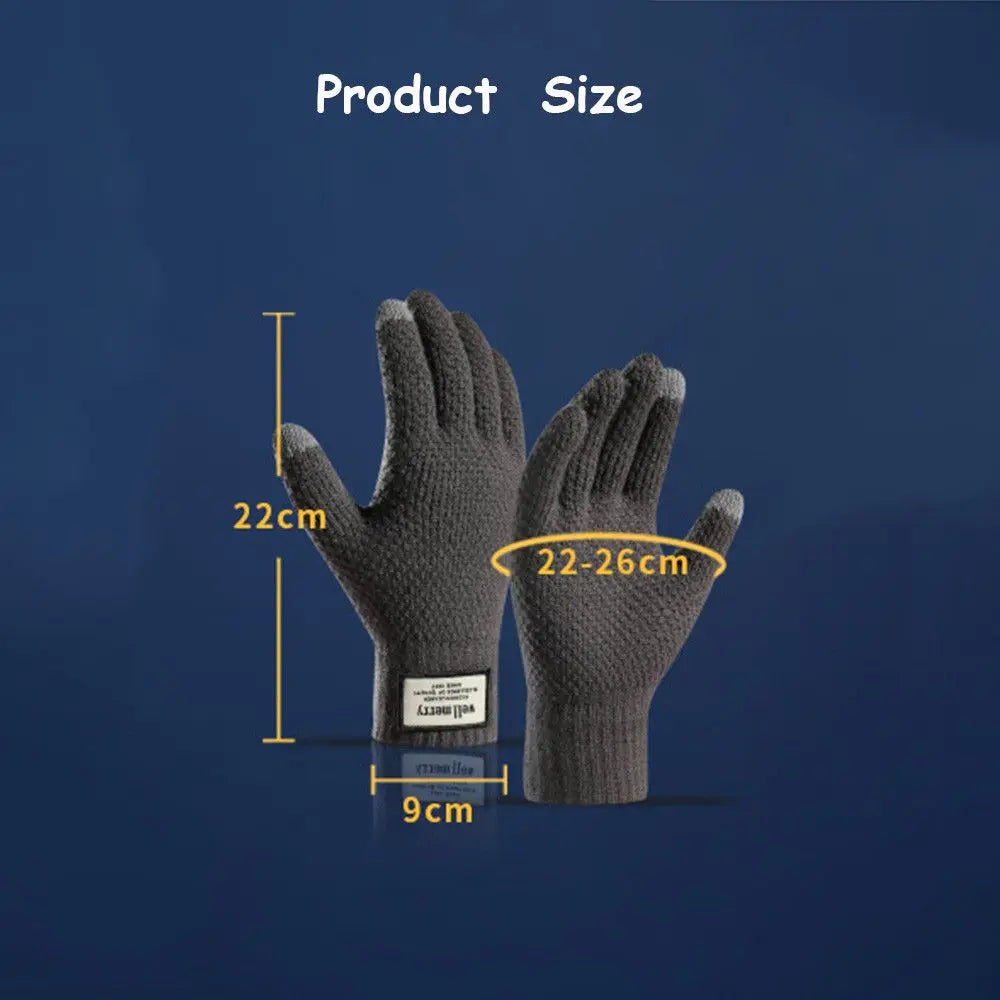 Woollen Gloves Touchscreen Compatible