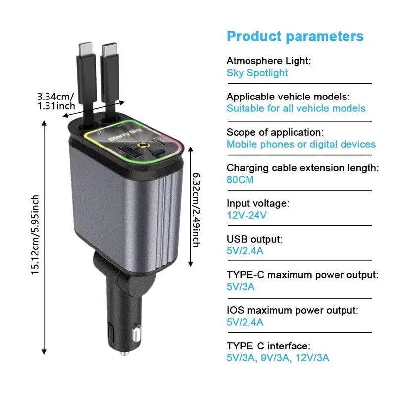 4 in 1 Universal Car Charger
