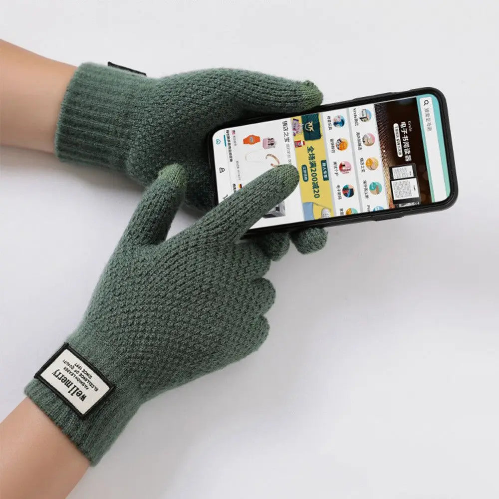 Woollen Gloves Touchscreen Compatible