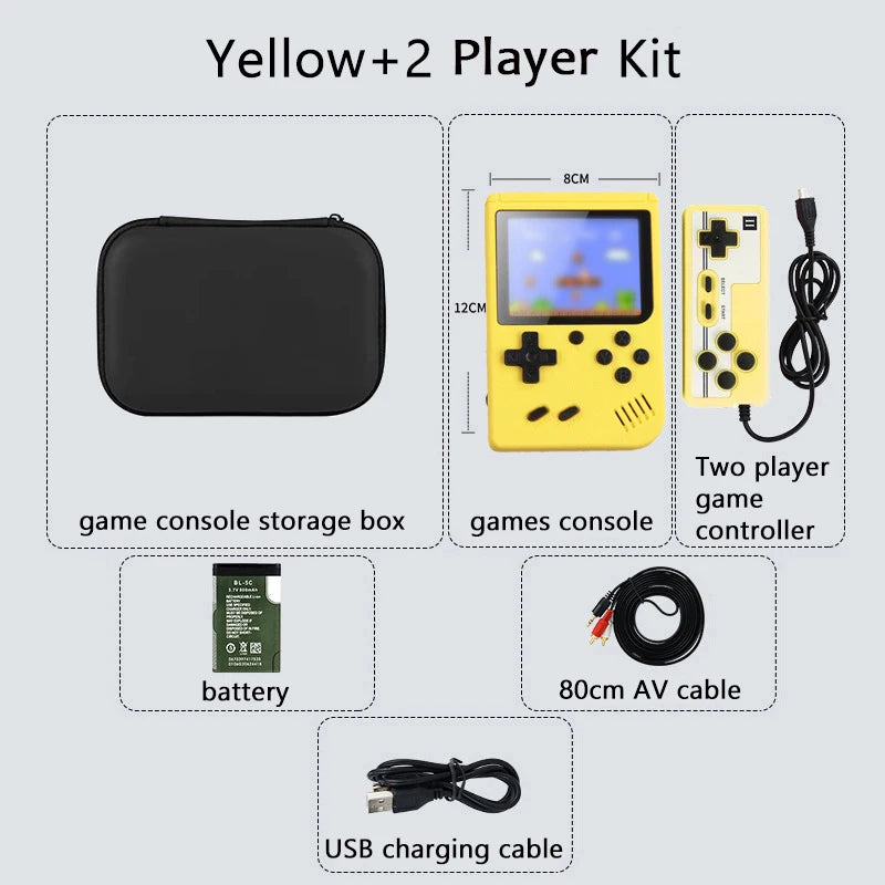 Built-in 500+ Classic arcade retro Game Boy