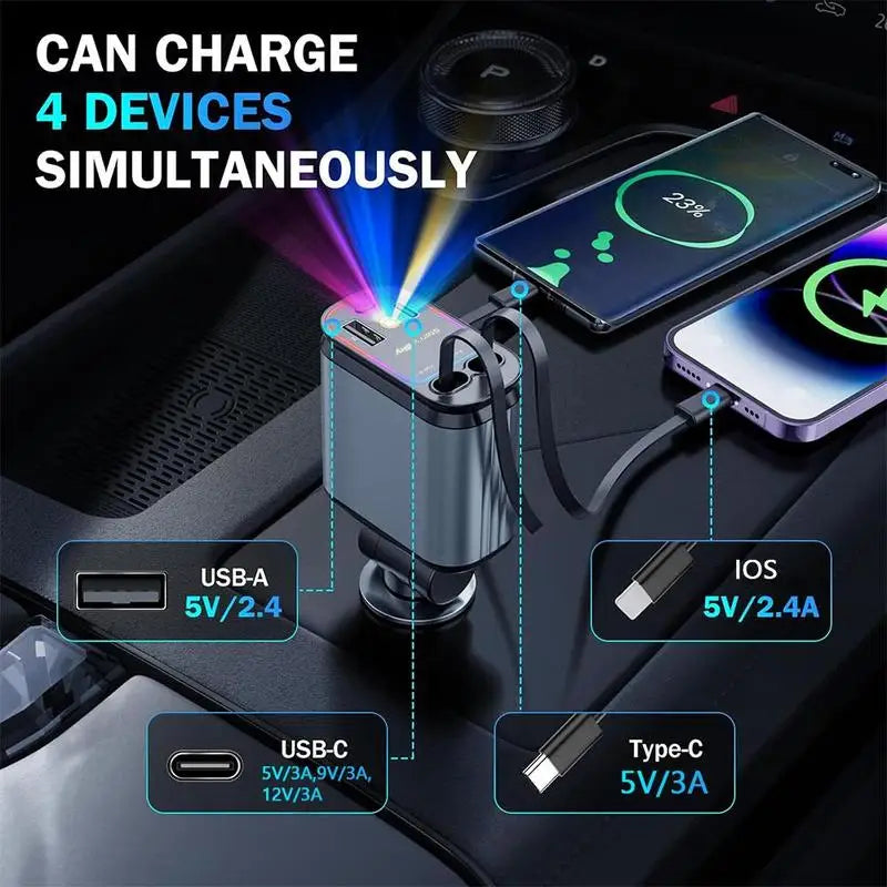 4 in 1 Universal Car Charger
