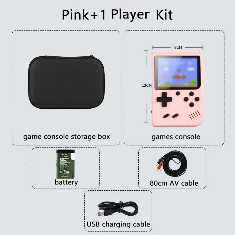Built-in 500+ Classic arcade retro Game Boy