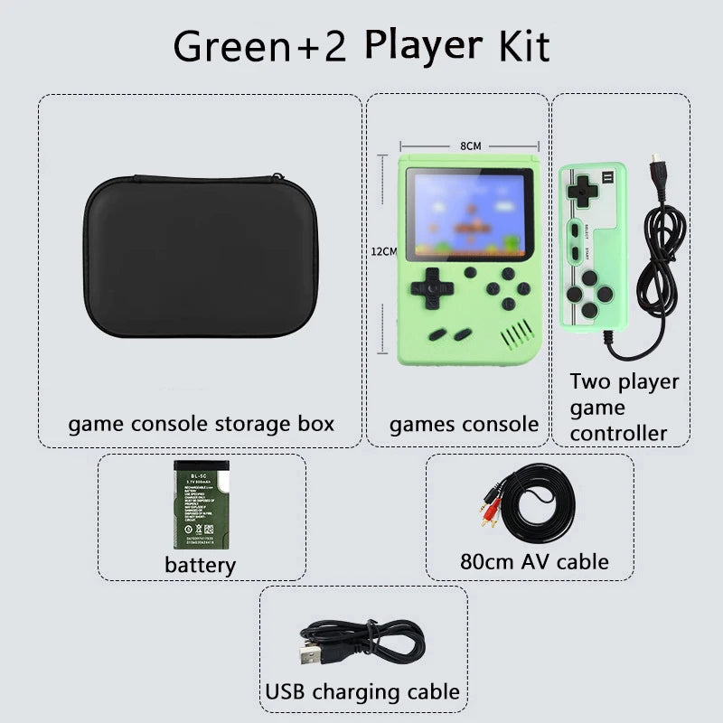 Built-in 500+ Classic arcade retro Game Boy