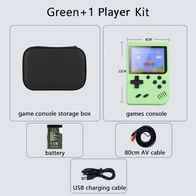 Built-in 500+ Classic arcade retro Game Boy