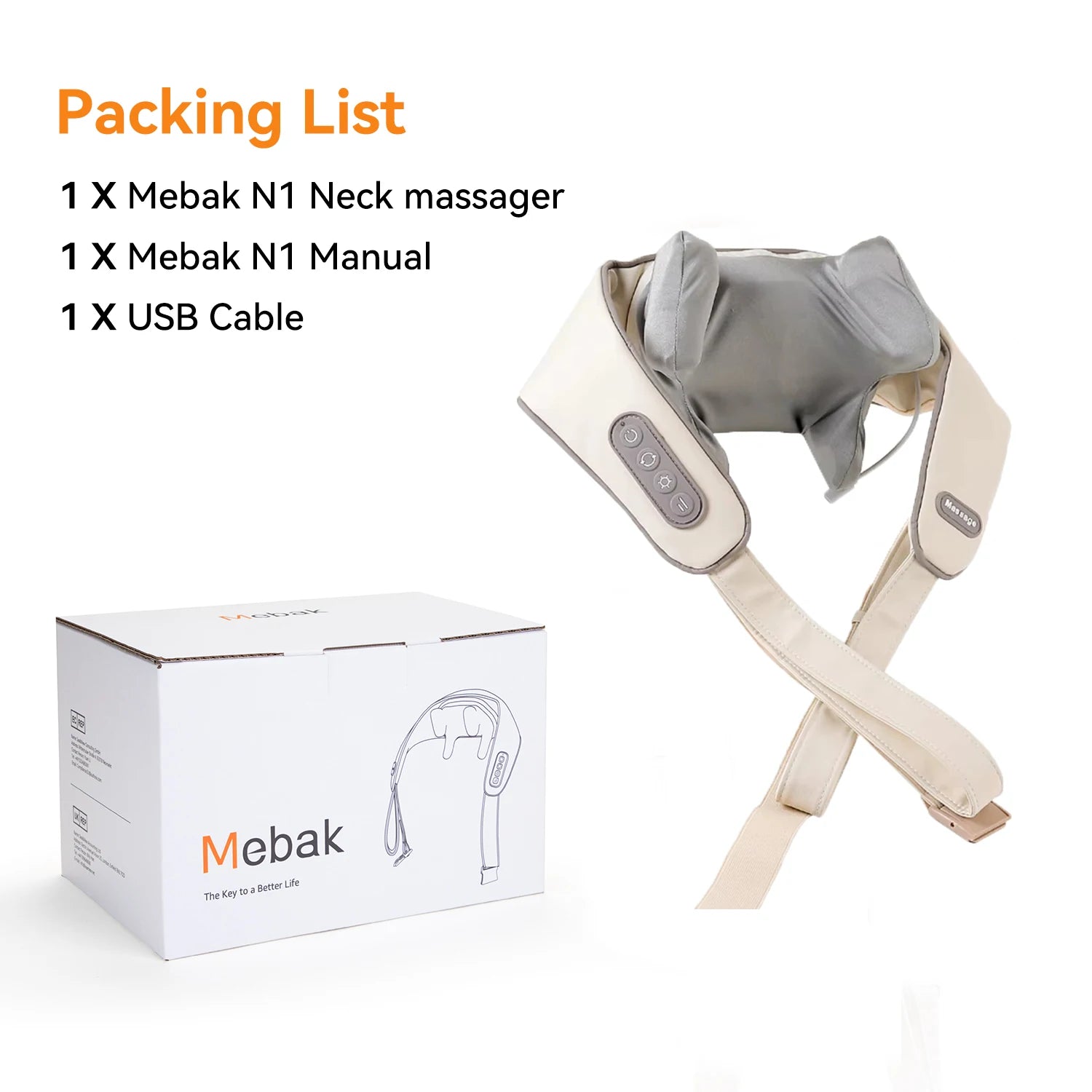 Portable Massager with Heat Pads to relieve pain