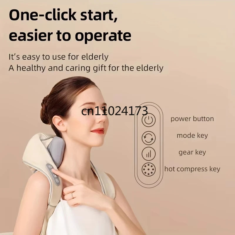 Portable Massager with Heat Pads to relieve pain