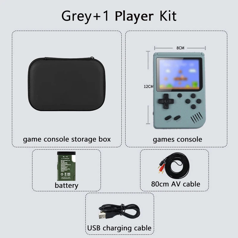 Built-in 500+ Classic arcade retro Game Boy